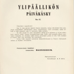 Päiväkäsky n:r67, 24.5.1940