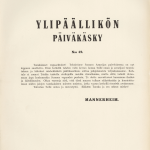 Päiväkäsky n:r69, 29.5.1940