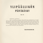 Päiväkäsky n:r72, 31.5.1940