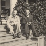 With General Heinrichs at the Kirkniemi Manor House. 